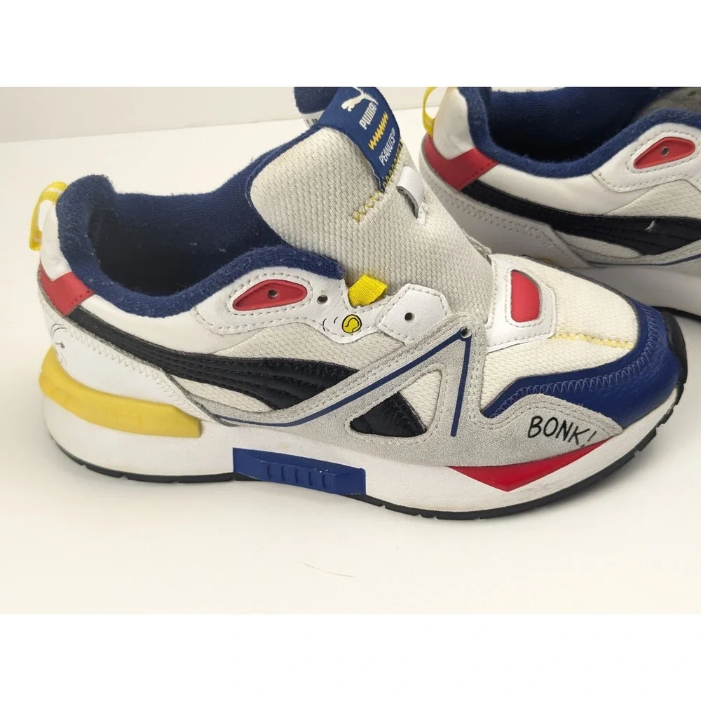 Puma PEANUTS R78 Jr sz 4C 22cm Red Yellow‎ Blue White  375742 01 - Picture 12 of 16